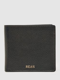 Reiss Cabot Leather Wallet, Chocolate
