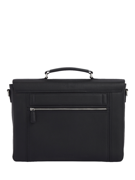 OSPREY LONDON Forest Leather Briefcase - view 2, Black