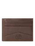 OSPREY LONDON Compass Leather Card Holder, Tan