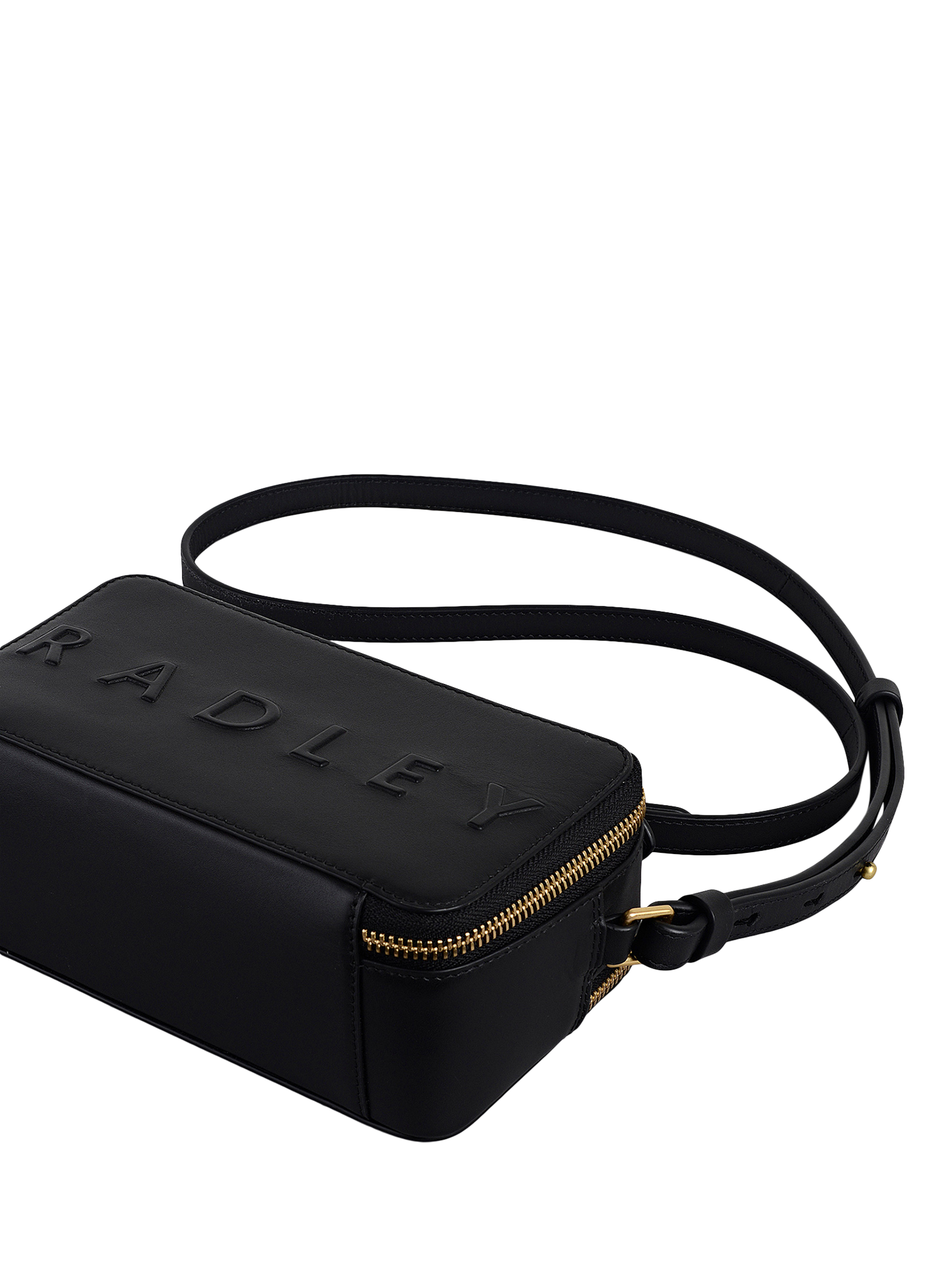 Product image 5 of 6, which shows Radley Calvert Road Leather Mini Camera Bag, Black