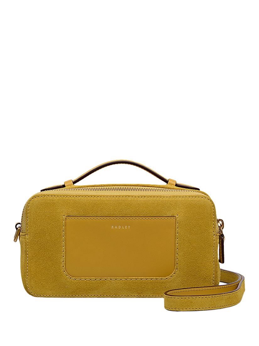 Product image 2 of 6, which shows Radley Calvert Road Leather Mini Camera Bag, Ochre