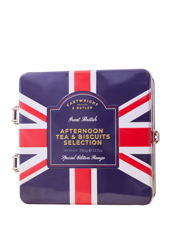 Cartwright & Butler Afternoon Tea & Biscuits Selection Gift Tin, 390g, 