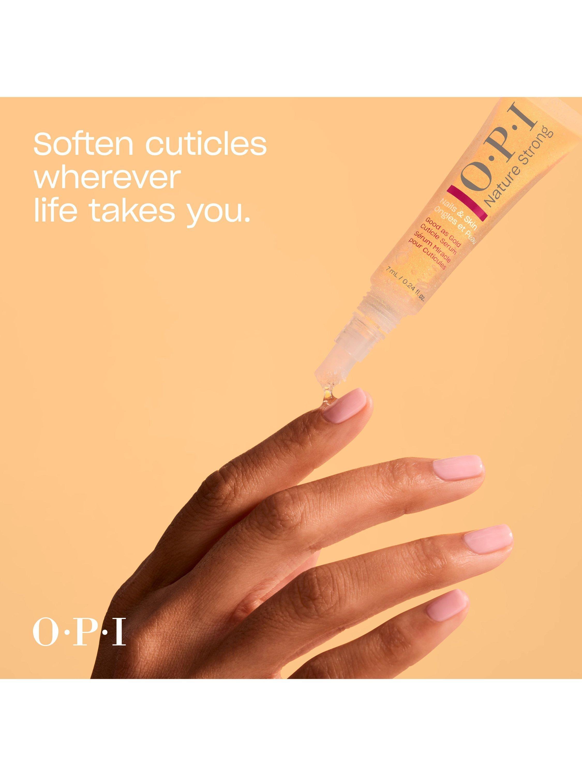 Product image 4 of 6, which shows OPI	Good as Gold Cuticle Serum, 7ml