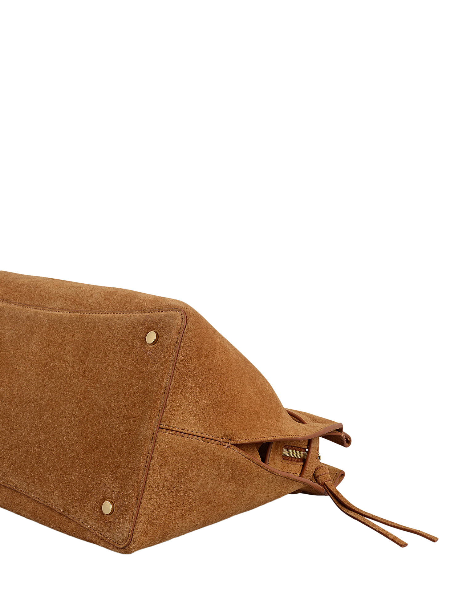 Product image 6 of 7, which shows Radley The Christina Suede Shoulder Bag, Toffee