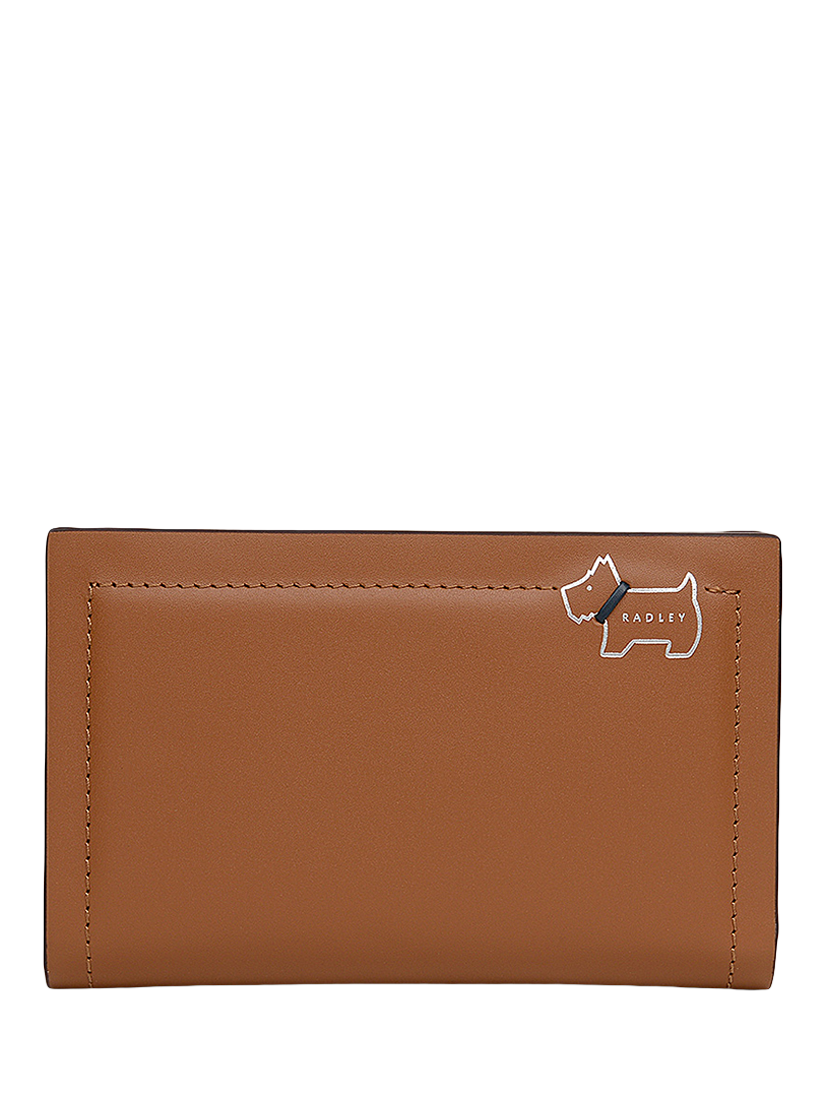 Product image 1 of 3, which shows Radley Heritage Lane Medium Leather Purse, Toffee