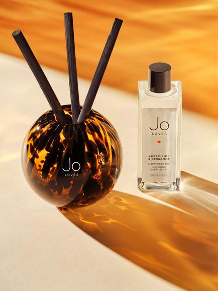 Jo Loves A Fragrance Diffuser Amber Lime & Bergamot, 200ml - view 2, 