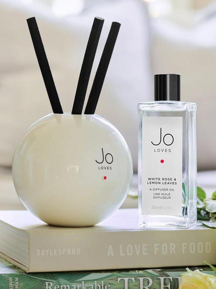 Jo Loves A Fragrance Diffuser Refill White Rose & Lemon Leaves, 200ml - view 2, 