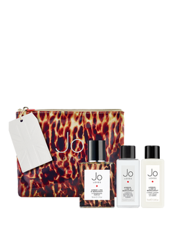 Jo Loves A Luxury Travel Collection Amber, Lime & Bergamot Fragrance Gift Set, 