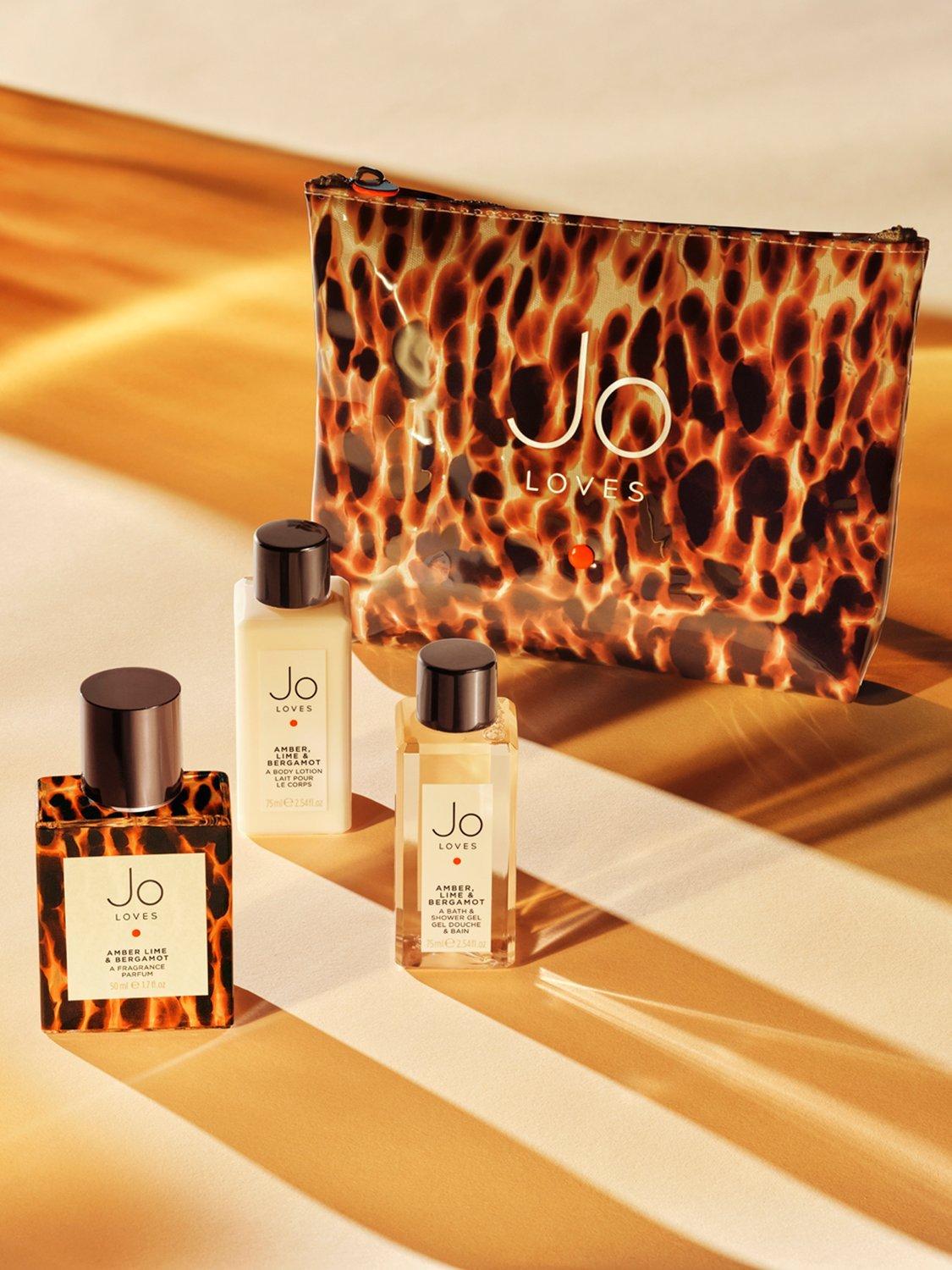 Product image 2 of 3, which shows Jo Loves A Luxury Travel Collection Amber, Lime & Bergamot Fragrance Gift Set