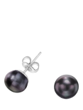 Dower & Hall 8mm Freshwater Pearl Stud Earrings, Silver