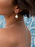 Dower & Hall True North Compass Drop Earrings