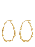 Dower & Hall Large Oval Waterfall Earrings, Gold