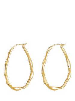 Dower & Hall Large Oval Waterfall Earrings, Gold