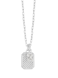 Dower & Hall Men's Humbug Necklace, Silver