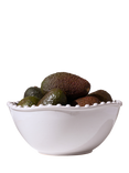 Truly Pom-Pom Earthenware Serving Bowl, 22cm, Pale Grey