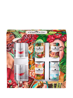 Pimentea Gift Pack with 2 Glasses, 4x 125ml, 