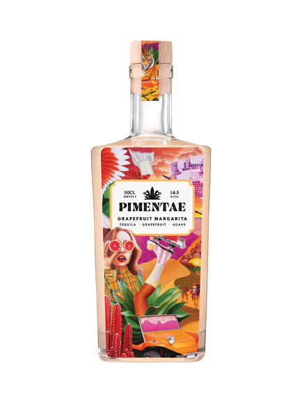 Pimentae Grapefruit Margarita Cocktail, 500ml, 