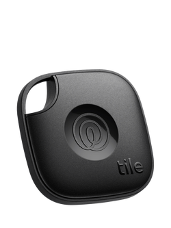Life360 Tile Mate Keys/Item Finder with Bluetooth Tracker, iOS & Android Compatible, Pack of 1, Black, Black