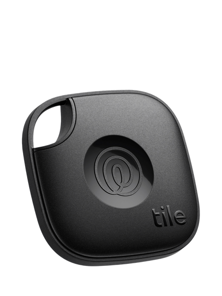Life360 Tile Mate Keys/Item Finder with Bluetooth Tracker, iOS & Android Compatible, Pack of 1, Black, Black