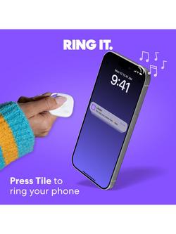 Life360 Tile Mate Keys/Item Finder with Bluetooth Tracker, iOS & Android Compatible, Pack of 1, Black - view 2, Black