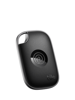 Life360 Tile Pro Keys/Item Finder with Powerful Bluetooth Tracker, iOS & Android Compatible, Pack of 1, Black, Black
