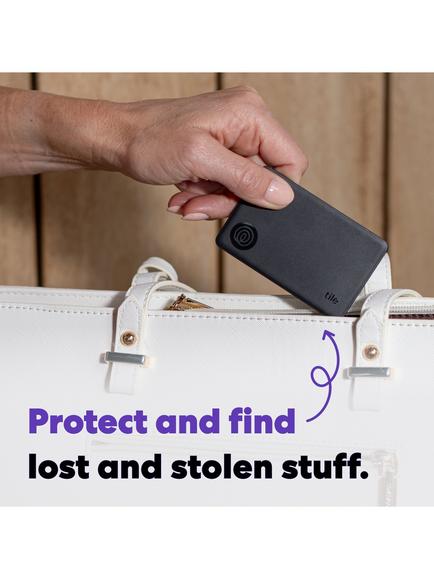 Life360 Tile Slim Wallet/Item Finder with Bluetooth Tracker, iOS & Android Compatible, Pack of 1, Black - view 2, Black