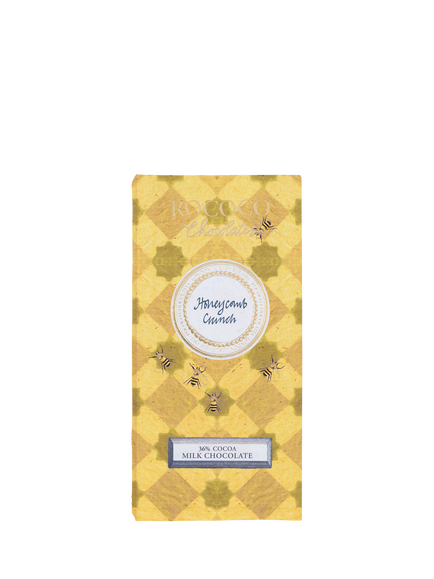 Rococo Trinitario Honeycomb Crunch Milk Chocolate Bar, 70g, 