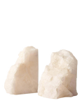 Truly Quartz Bookend, Set of 2, Ivory