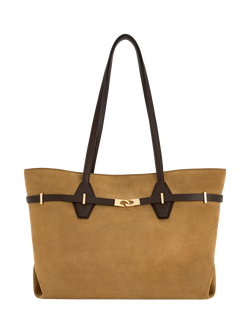 CHARLES & KEITH Arlet Tote Bag, Sahara Sand