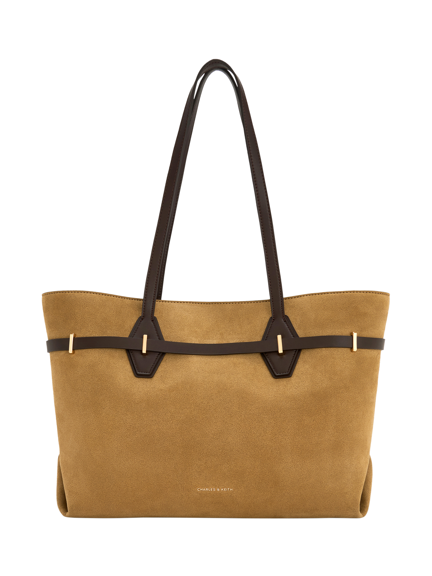 Product image 3 of 5, which shows CHARLES & KEITH Arlet Tote Bag, Sand