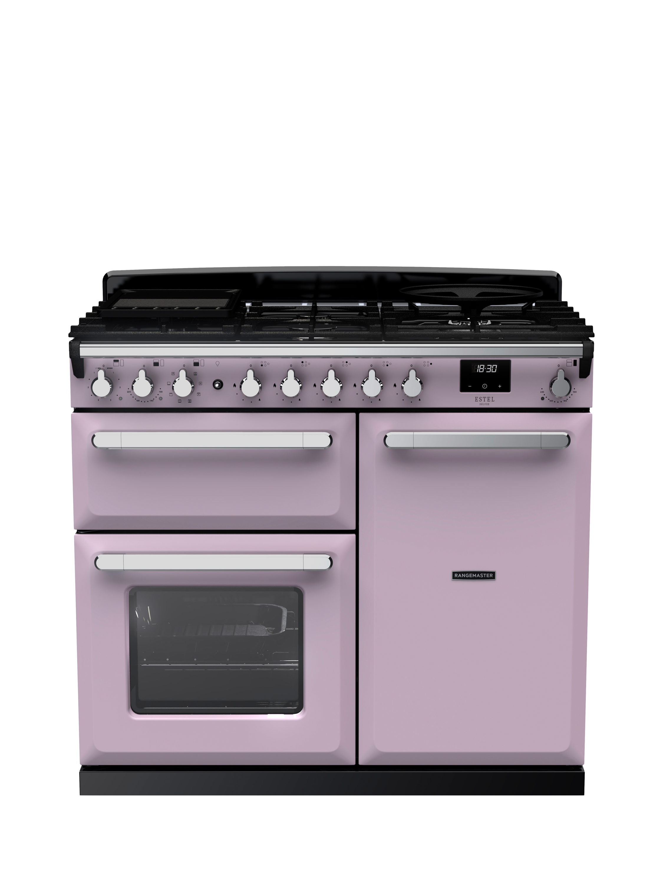 Rangemaster Estel Deluxe ESDL100DFPHTH/CM1 100cm Dual Fuel Range Cooker ...