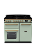 Rangemaster Estel Deluxe ESDL 100cm Dual Fuel Range Cooker with Gas Hob, Mint
