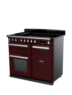 Rangemaster Estel Deluxe 100cm Electric Range Cooker with Induction Hob - view 2, Bordeaux