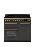 Rangemaster Estel Deluxe ESDL 100cm Dual Fuel Range Cooker with Gas Hob, Slate