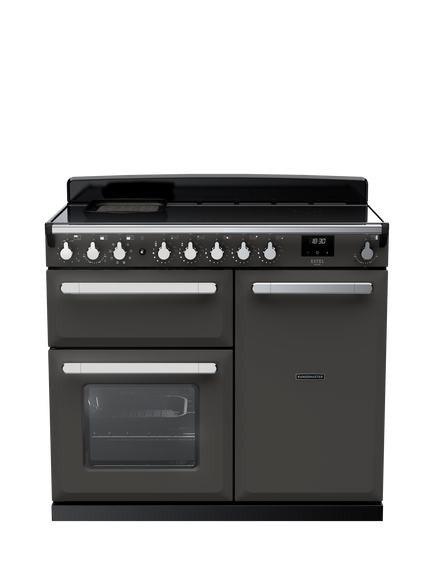 Rangemaster Estel Deluxe 100cm Electric Range Cooker with Induction Hob, Slate