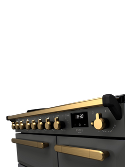 Rangemaster Estel Deluxe 90cm Electric Range Cooker with Induction Hob - view 2, Slate