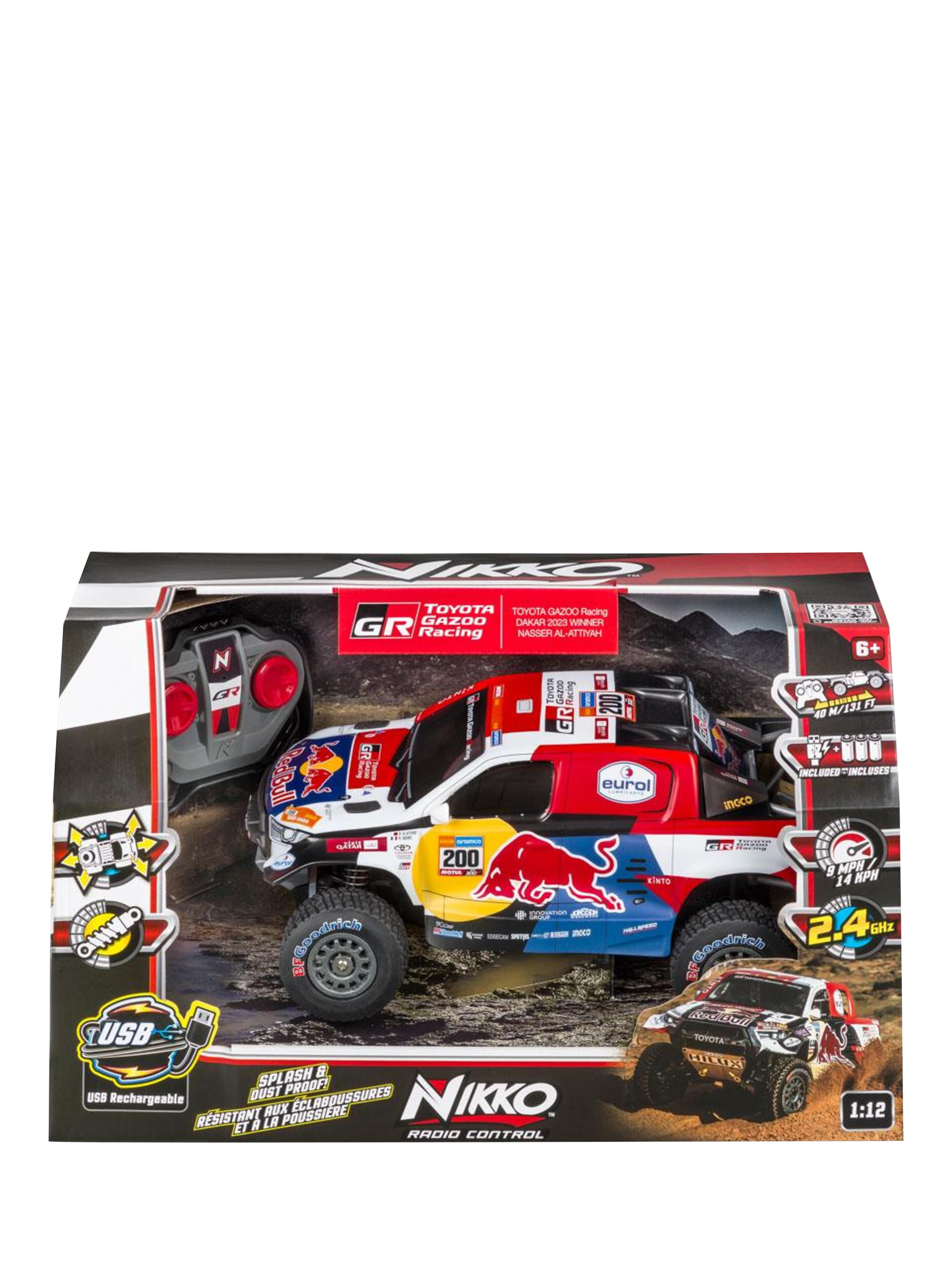 Nikko Pro Truck Toyota Gazoo Al-Attiyah Remote Control Car