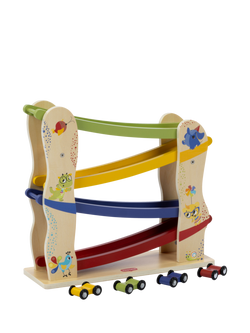 Tiny Love Born To Party Race Wooden Car Ramp, Multi
