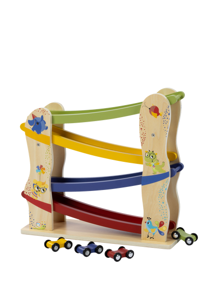 Tiny Love Born To Party Race Wooden Car Ramp - view 2, Multi