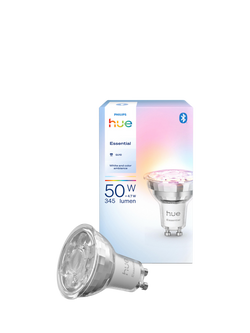 Philips Hue White & Colour Ambiance Essential GU10 4.7W LED Smart Bulb, Multi Multi