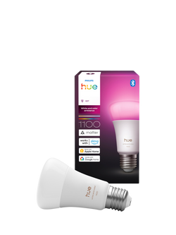 Philips Hue White & Colour Ambiance 1100 E27 Smart Bulb, Multi Multi