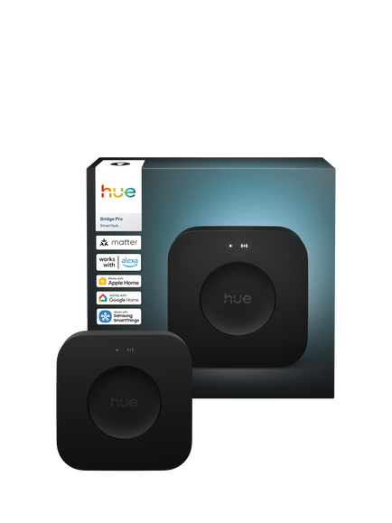 Philips Hue Bridge Pro Smart Hub, Black - view 2, Black Black