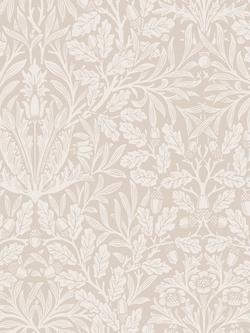 William Morris At Home Acorn Garden Wallpaper, Hessian