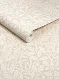 William Morris At Home Acorn Garden Wallpaper, Hessian