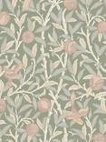 William Morris At Home Bird & Pomegranate Wallpaper, Rose Garden