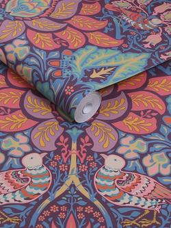 William Morris At Home Dove & Rose Wallpaper - view 2, Carnival