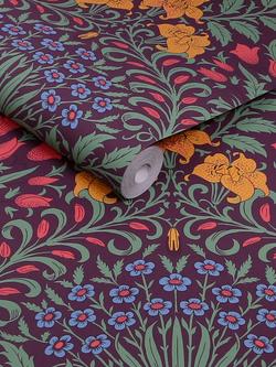 William Morris At Home Garden Wallpaper - view 2, Dewberry