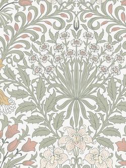 William Morris At Home Garden Wallpaper, Soft Sage