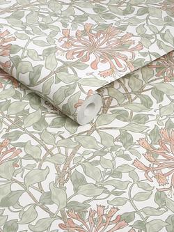William Morris At Home Honeysuckle Wallpaper - view 2, Maytime