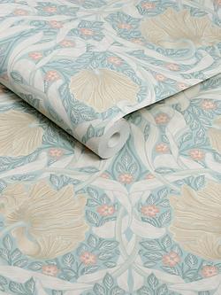 William Morris At Home Pimpernel Wallpaper - view 2, Ocean